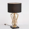 Bordslampor modern lampa e27 guld svart ljus läsning fancy belysning projekt