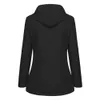 Vestes pour femmes automne hiver Plus velours veste d'extérieur coupe-vent imperméable alpinisme manteau à capuche 221122