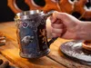 Muggar Signetter Tankard Steel Harts Cups and Creative 3D Coffee Mug Drinkware Mark 221122