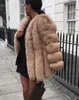 Kadınlar Kış Kışları Kadınlar Sıcak Yuvarlak Boyun İnce hırka Uzun Kollu Peluş Moda Mizaç Ceket