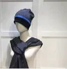 Ensemble de bonnets pour hommes, écharpes, chapeau, écharpe, Design de mode, lettres brodées, pour hommes et W