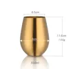 Mokken 500 ml roestvrijstalen bierwijnwijn Cup Rose Gold Tumbler Cocktail Sap Milk Metal Drinkmok voor bar Outdoor Drinkware 221122