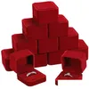 Ювелирные коробки мода 10 цветов обручальное кольцо коробки с серьгами колье ожерелье подвесное ювелирное украшение коробки для валентинки подарки Dro dhwin