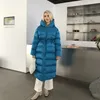 Parka en duvet pour femme, manteau d'hiver élégant, épais et chaud, 221122