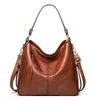Evening Bags 2022 Fashion Leather Women Tote Bag Shoulder Ladies Sac De Luxe Femme A Main Handbag Woman Purse