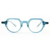Sunglasses Frames High Quality Brand Designer Glasses Frame Men Women Eyeglasses Round Acetate Prescription