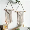 Andere woninginrichting Rame muur hangend tapijt -diy handgemaakt geweven huisdecor voor slaapkamer boho drop levering tuin dhwha