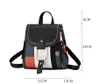 Mode PU Schoudertas vrouwelijke multifunctionele rugzak reisplein Covers Soft Leather Leisure Schoolbags grote capaciteit schooltas ontwerpers tassen