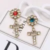 2023 Schmuck Sinn Alte Zuhause ￜbertreibung CROSS Langer Quasten d￼nne Mode Blume Weibliche Ohrschmuck Schmuck