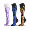 Men's Socks Unisex Compression Outdoor Sports Long Stockings Men Breathable Anti Fatigue Pain Relief Varicose Vein Circulation