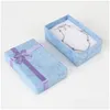 Jewelry Boxes Jewelry Gift Boxes Cardboard Ring Box With Padding Gifts Paper Cases For Earring Jewellery Pendants Necklaces Drop Del Dhecf