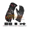 ST523 Gants chauffants d'hiver moto gants chauffants imperméables en Fiber de carbone motoneige écran tactile gants chauffants alimentés par batterie