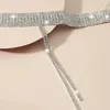 Chaînes de bijoux exquis pour femmes, collier de mariage, mariée, demoiselle d'honneur, strass, accessoires de bikini de plage