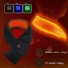 Scarves Winter Scarf Heated USB Women Heating Couple Neckerchief Plush Collar Shawl Neck Warmer 221122