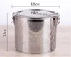 Colanders Strainers Round hole 304 Stainless Steel Seasoning Bag Gravy Soup Taste Spice Box Basket Brine Pot Slag Separation Colander 221122