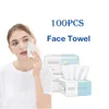 Tissu 100 PCS Jetable Visage Serviette Voyage Coton Lingettes De Maquillage Tampons Nettoyants Doux De Haute Qualité 221121