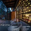 Christmas Decorations Solar Powered Net Light Mesh Fairy Waterproof Garland With 8 Modes Timer For Home X 2M 221122