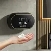 Dyspenser z mydłem w płynie 450 ml Digital Digital Digital Despenser Automatyczne dozowniki pianki w podczerwieni USB ładowanie montowane na ścianie akcesoria łazienkowe 221123