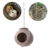 Other Pet Supplies Natural Coconut Shell Bird Nest House Hut For Pet Parrot Budgies Parakeet Cockatiels Conure Canary Finch Cage Hamster Rat 221122