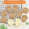 Baking Moulds Cartoon Pine Cone Chestnuts Cookie Cutters 3D DIY Pressable Accessories Biscuit Mold Decorating Tool