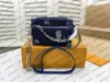 M55702 Mini Soft Trunk Designer Men Women Canvas Canvas Print Print أصليًا مربعًا لسلسلة Leather Box Cross-Body Bashbag