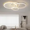 Luzes de teto Modern Minimalist Lamp Room Light Luxury Dining Bedroom Acrílico Arte nórdica