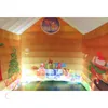 free ship outdoor activities Customized inflatable Christmas house red inflatable santa grotto party tent for decoration