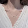 Choker Crystal Tulip Necklace 여성을위한 초크 툴립 목걸이 우아한 로즈 플라워 펜던트 웨딩 쥬얼리 파티 목 액세서리 선물 235d