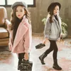 Coat Girls Winter Fake Fur Warm Kids Casual s Children Clothing Overwear 221122