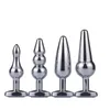 ss22 Sex toy massagers Stainless Steel Butt Plug Sex Toys for Couples Adult Game Gay Anal Beads Crystal Jewelry Stimulator Product1377857