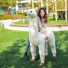 Nieuwe Simulatie Alpaca Pluche Pop Leuke Staande Australische Alpacasso Gevulde Zachte Lama Speelgoed voor Kinderen Kids Verjaardagscadeaus