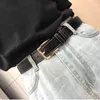 Belts Fashion Men Women Casual Retro Simple Belt Ladder Pin Buckle Black White PU Leather Dress Jeans Decoration Waistband 2022