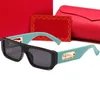 Marque de luxe mode classique Carter lunettes de soleil carrées femmes hommes Vintage marque Design lunettes de soleil Oculos 85