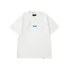22fw UK Print Cotton Tee Skateboard Men Mini Logo T Shirt Spring Summer Women Street Casual Tshirt242n