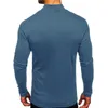 Suéteres masculinos colorido sólido gurtleneck masculas machos slim fit manga longa engrosse outono inverno simples slimtafiting tops