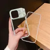 360 Angle Boîte de téléphone transparent tout compris avec lentilles de curseur de caméra Protection de film pour iPhone 14 plus 13 12 11 Pro Max XS XR Couverture antichoc