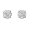 Boucles d'oreilles en argent Sterling S925 plaqué or, Test de diamant Moissanite, joli cadeau pour hommes et femmes