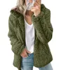 Dames down parkas hooded wollen fleece herfst en winterjas casual comfortabele ritssluiting jas elegant 221123