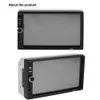 2 Din 7" Touch Screen Dash Car Radio MP5 Bluetooth USB Car Digital Player Multimedia Support Rearview Camera