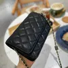 CC Cross Body Caviar torebki designerskie torebki damskie z metalowymi akcesoriami łańcuch sprzętowy czarny biały klasyczny kołdry w kratę multi kieszeni karta crossbody ho