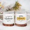 Mugs Merci Print Coffee Creative Enamel Cups Drinks Water Milk Cup School Home Handle Drinkware Teacher Gifts 221122