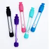 Silicone Sleeved Taster One Hitter Smoking Pipe 10cm 12cm glass smoke water pipe