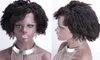 2021 Peruki gęstości mody Brusteless Brazilian Afro Kinky Curly Human Hair Silk Top Pełna koronka z naturalną linią włosów dla czarnych kobiet8599428