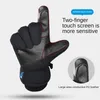 Ski Gloves Five Fingers Gloves Winter Mens Ski Snow Warm Thermal Snowboard Skiing Motorcycle Riding Outdoor Sports Windproof Waterproof 221123