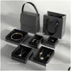 Sieradenboxen sieraden geschenkdozen ketting armband oorbellen ring opslag organizer karton Jewellry verpakkingsdoos container met S DHCW9