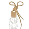 Hanging Car Perfume Bottles Empty Air Freshener Diffuser Bottle Pendant Ornament Refillable Fragrance Essential Oil Diffuser Decor Accessories SN303