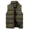 Men's Down Parkas High Quality Autumn Winter Warm Windproof Vest Jacket Fashion Trend Thickened Cotton Padded Sleeveless Jackets 221123