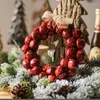 装飾的な花金属ベルガーランド風チャイムストリングクリスマス装飾2023レトロハンギングホームルームホリデーノベルタイズリース