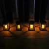 Garden Decorations Decor Outdoor Solar Lights Retro Lantern Hanging Candle Lamps Landscape Lighting Floor 221122