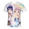 Camisas casuais masculinas kenja no deshi wo nanoru ela professou -se aluno do homem sábio Kendeshi camiseta Cosplay Anime Kawaii Tshirt